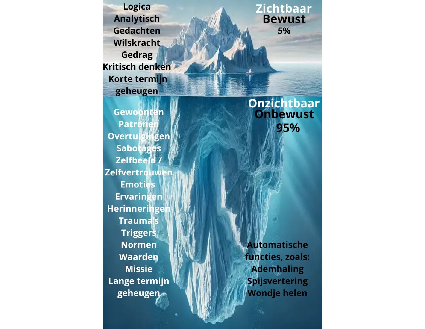 IJsberg model compleet